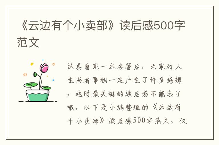 《云邊有個(gè)小賣部》讀后感500字范文