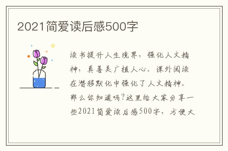 2021簡愛讀后感500字